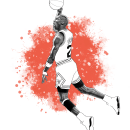 Michael Jordan. Digital Illustration, and Portrait Illustration project by Pako Martinez - 06.30.2020