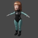 Sculpt Practice Day02. Modelagem 3D, e Design de personagens 3D projeto de Yodpeth Tongkhao - 03.07.2020