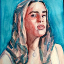 Mi Proyecto del curso: Retrato artístico en acuarela. Un proyecto de Pintura a la acuarela de Bea - 12.07.2020