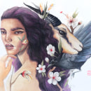  Guardiana, guardianes. Traditional illustration, and Watercolor Painting project by Fefa Cox - 07.13.2020