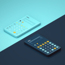 20TH CENTURY TECNOLOGY | Volume 04 - Calculators. Illustration, 3D, Product Design, and Digital Illustration project by Camilo Belmonte - 07.13.2020
