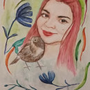 Mi Proyecto del curso: Retrato ilustrado en acuarela. Un proyecto de Ilustración de retrato e Ilustración botánica de Viviana Mucarzel - 14.07.2020