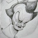 Mi Proyecto del curso: Retrato en caricatura con grafito (Jack Nicholson). Pencil Drawing, Drawing, and Artistic Drawing project by Paúl Spin - 07.21.2020
