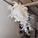 "Winter": Paper and wire sculptural installation. H, werk, Skulptur und Kartonmodellbau project by Eileen Ng - 21.07.2020