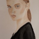 Mi Proyecto del curso: Retrato en acuarela a partir de una fotografía. Desenho de retrato projeto de Marisa Rizzolo - 22.07.2020