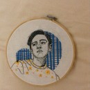 Mi Proyecto del curso: Creación de retratos bordados. Embroider project by Paulina Saravia Ocaña - 07.23.2020