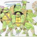 Teenage mutant ninja turtles. Un proyecto de Dibujo a lápiz de Daniel Mourelle - 27.07.2020