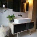 Mid century inspired bathroom Ein Projekt aus dem Bereich Innendesign von Fran Newman - 28.07.2020