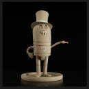 Personaje para impresión 3d. Un proyecto de 3D, Modelado 3D y Diseño de personajes 3D de Luis Hernandez - 29.03.2020