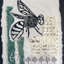 My project in Experimental Embroidery Techniques on Paper course. Un proyecto de Collage y Bordado de Gretchen Buwalda - 03.08.2020