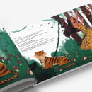 Princesa da Selva. Traditional illustration, Digital Illustration, Children's Illustration, and Botanical Illustration project by Ludmila Fernandes - 08.03.2020