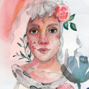 My project in Illustrated Portrait in Watercolor course. Un progetto di Illustrazione tradizionale, Pubblicità e Disegno artistico di Fatima Soliman - 05.08.2020