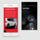 Volkswagen Golf The Original. UX / UI, Design interativo, e Web Design projeto de cintia corredera - 06.08.2020
