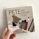Pete busca llave / Pete pide prestado. Traditional illustration, and Children's Illustration project by Yael Frankel - 08.10.2020