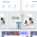 Diseño web agencia marketing y rrss. Web Design, CSS, HTML, and Digital Design project by Raquel Martínez Crespo - 11.17.2020