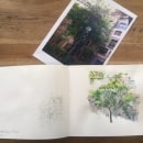 My project in Architectural Sketching with Watercolor and Ink course. Un proyecto de Ilustración arquitectónica de ciana20 - 17.08.2020