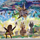  mi  proyecto  es  ilustrar  un cuento  de mi  autoria - Introducción a la ilustración infantil. Un progetto di Collage di Oscar Torres - 19.08.2020