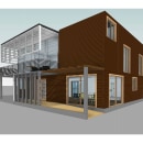 Proyecto Casa-Habitación Unifamiliar_ Revit_Casa Plan. Architecture, and 3D Modeling project by Ivan Zayas - 08.18.2020