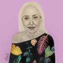 Mi Proyecto del curso: Retrato con lápiz, técnicas de color y Photoshop. Pencil Drawing, Drawing, Portrait Drawing, Digital Drawing, and Figure Drawing project by Laura Marin Malo - 08.22.2020