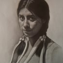Retrato de dama peruana. Mi Proyecto del curso: Retrato realista con lápiz de grafito. Artes plásticas projeto de Armando Requena - 24.08.2020