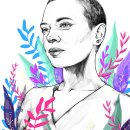 Esty. Digital Illustration, and Portrait Illustration project by Lily Vainylla - 08.24.2020