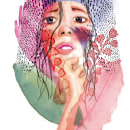Mi Proyecto del curso: Retrato ilustrado en acuarela. Un proyecto de Ilustración de retrato y Dibujo de Retrato de Lorena Sánchez - 25.08.2020