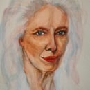 Retrato artístico en acuarela, a partir de la técnica Grisalla. Desenho de retrato projeto de porrua.rocio - 25.08.2020