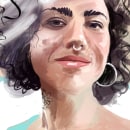 Retrato - Luli. Un proyecto de Ilustración tradicional de Sonia Basch - 12.02.2020