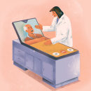 Video consultations, doctor visits in the new normal. Digital Illustration project by Ani Cortés - 08.27.2020