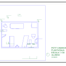 Mi Proyecto del curso: Introducción al dibujo arquitectónico en AutoCAD. Arquitetura projeto de Fernando Lopez - 28.08.2020