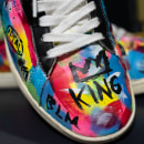 Custom sneakers Basquiat por Jonathan Posso. Design, and Painting project by Jonathan Posso Gomez - 09.02.2020