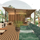 Project in Kerala, India. Arquitetura da informação, Colagem, Concept Art e Ilustração arquitetônica projeto de Sakshi Mathur - 03.09.2020