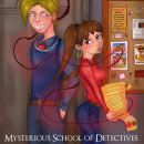 ¡Mysterious School of Detectives en WEBTOON!. Comic, Creativit, Drawing, Digital Illustration, Digital Design, and Digital Drawing project by Loly Melbru - 08.07.2020