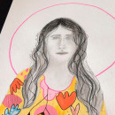 Meu projeto do curso: Retrato com lápis, técnicas de cor e Photoshop. Un projet de Illustration traditionnelle de Bárbara Clares Venturote - 08.09.2020