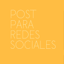 Post para RRSS. Design para redes sociais projeto de Carmen Gaitán Solano - 09.09.2016