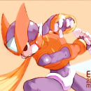 Rockman Zero Fan Animation. 2D Animation, and Concept Art project by elvyn santos - 09.13.2020