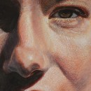 Details. Fine brush marks with oil paint. . Painting, and Oil Painting project by Alan Coulson - 09.20.2020