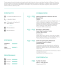Curriculum Vitae . Un proyecto de Cine, vídeo, televisión, Dirección de arte y Diseño gráfico de Montse Bedmar - 21.09.2020