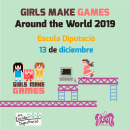 Girls Make Games en España. Graphic Design, Poster Design, Video Games, Pixel Art, and Social Media Design project by Isi Cano - 01.10.2018
