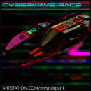 Nave Mystickpunk de la competición Cyberwave. Proyecto final.. Un proyecto de 3D, Modelado 3D y Diseño 3D de Rodry Perez Gonzalez - 01.10.2020