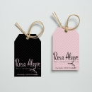 Rediseño logo. Creación de etiqueta propia y bolsa. Tienda ropa "Rosa Alegre". Graphic Design, Packaging, and Logo Design project by Noelie Tomas Cervera - 10.01.2020