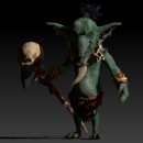 Proyecto Final - Duende - Introduccion a Zbrush. 3D Character Design project by alexgilflores - 10.02.2020