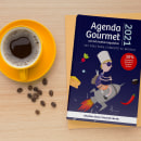 Agenda Gourmet 2021. Traditional illustration, Character Design, Editorial Design, Graphic Design, Vector Illustration, and Digital Illustration project by Cristina Saiz López - 10.03.2020