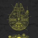 Naves star wars. Traditional illustration, and Graphic Design project by Olga Fernández Pero - 10.12.2020