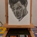 Retrato a lápiz-Shawn Mendes. Portrait Drawing project by Dania Casado - 10.18.2020