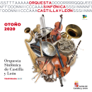 Diseño temporada Otoño 2020 de la  Orquesta Sinfónica de Castilla y León. Een project van  Reclame, Grafisch ontwerp y  Videobewerking van Carlos Arribas Pérez - 15.07.2020