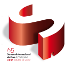 Cartel Ganador de la 65 SEMINCI -  Festival Internacional de Cine de Valladolid. Design gráfico, e Desenho tipográfico projeto de Carlos Arribas Pérez - 14.03.2020