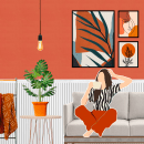Cozy at home . Architecture, Fine Arts, and Collage project by Jessana Moccelini - 10.24.2020
