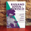Riojano, joven y fresco - Poster. Graphic Design, and Poster Design project by Nacho Larrodera Lázaro - 06.08.2018