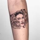 Tatuaje 10. Traditional illustration, Drawing, Digital Illustration, Artistic Drawing, Tattoo Design, and Digital Drawing project by Diana Felix - 10.28.2020